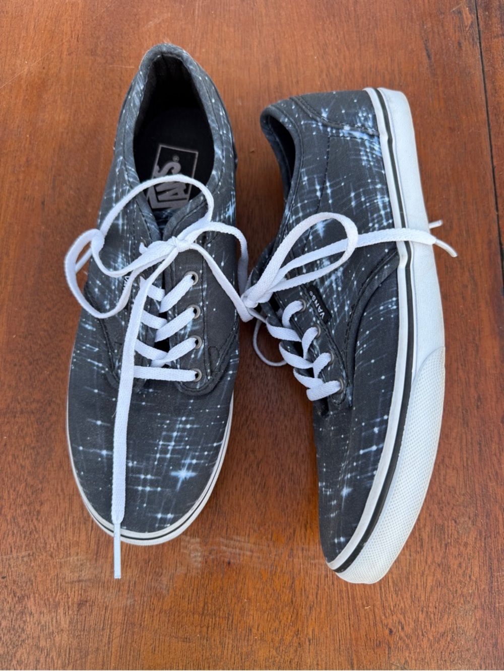 Vans Authentic Lo Pro Shooting Stars Sneakers Shoes Women 8.5 Whimsigoth Cosmic